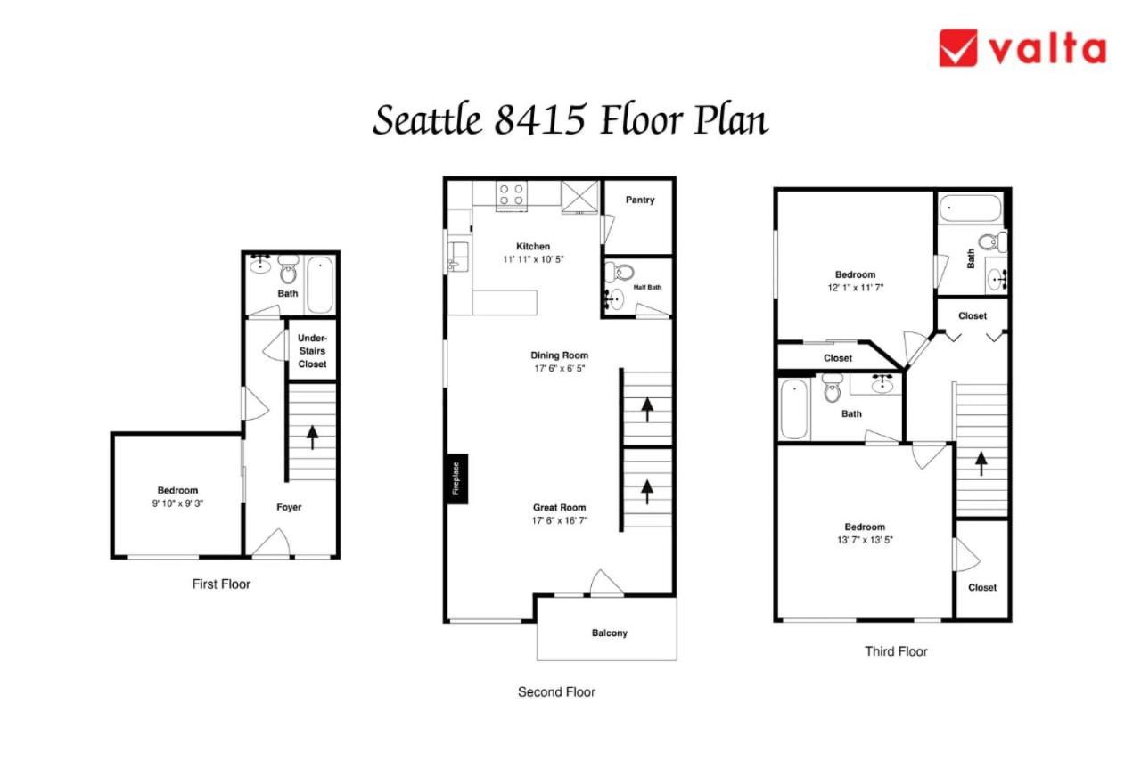 Stylish North Seattle Townhouse- Dual Master Suites Exteriör bild